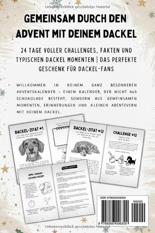 Dein Dackel-Adventskalender zum Mitmachen – Buchfaktur Verlag
