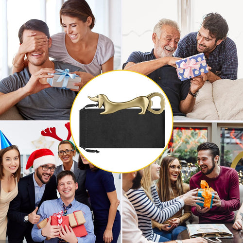 LKKCHER Niedlich Dackel Flaschenöffner, Lustig Dackel Geschenke, Dackel öffner Deko Dackel, Geburtstagsgeschenk Weihnachten Valentinstag Dackel Geschenke für Männer Frauen Dackel Fans