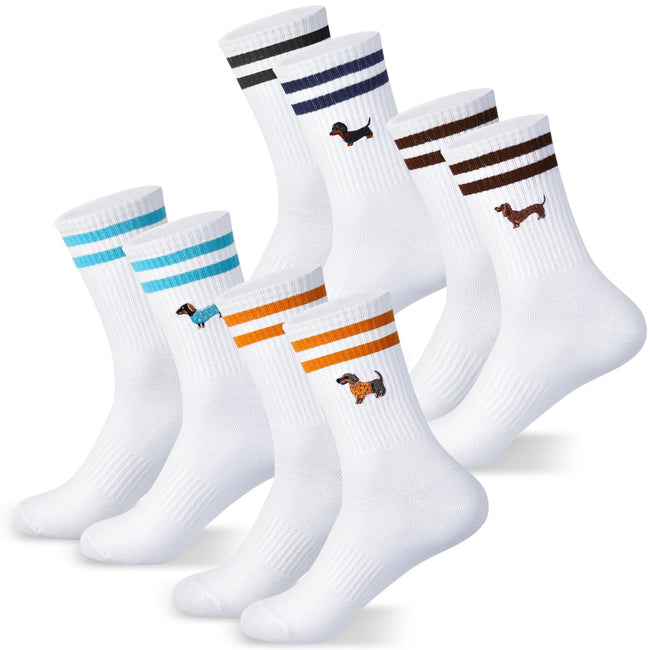 Dackel-Socken – 4 Paar in Größe 36–42 von Jadive