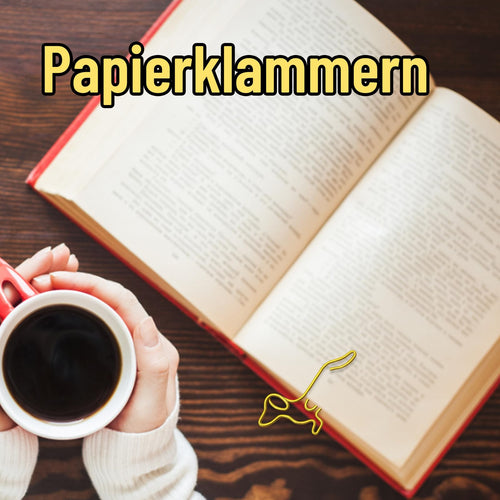 Dackel Büroklammern 50er Set - Dackel Merch, Goldene Dachshund Klammern als Dackel Geschenk, Niedliche Dackel Deko fürs Büro, Büro Accessoires für Hunde Liebhaber