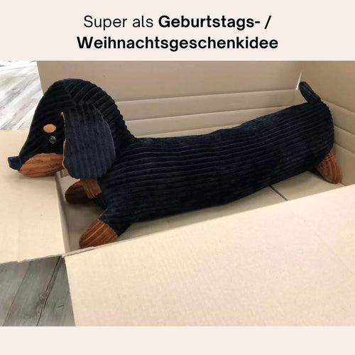 Walniverse XXL Dackel Kissen 1 Meter lang, als Geschenk oder Deko
