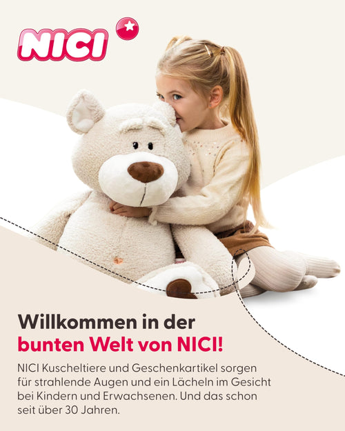 NICI Dackel-Kissen mit 3D-Schlappohr, 43 × 25 cm