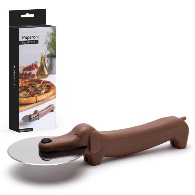 Puperoni Dackel-Pizzaschneider von PELEG DESIGN