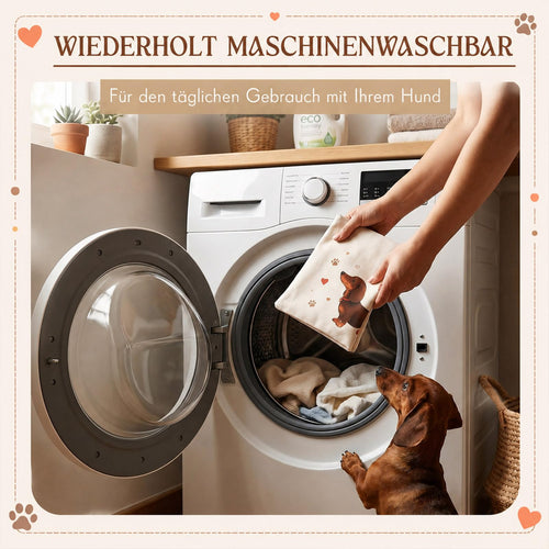 Dackel-Geschenkkorb aus Baumwolle von Xuniea