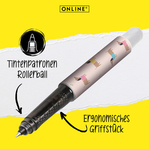 ONLINE College Dackel-Tintenroller, 0,5 mm
