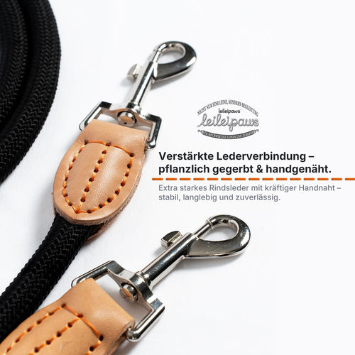 LeileiPaws verstellbare Hundeleine, Kaki, 3 m