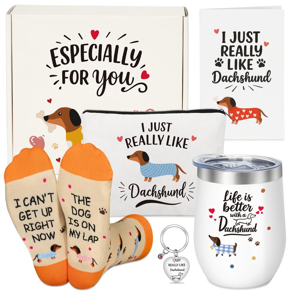Festivora Dackel-Geschenkset mit Becher und Accessoires