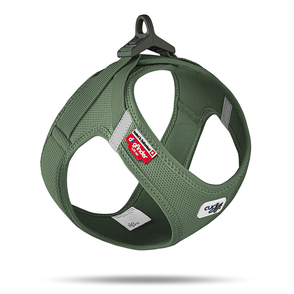 curli Clasp Air-Mesh Hundegeschirr, Moss, Größe M