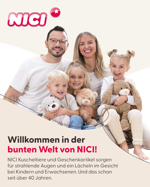 NICI Dackel-Plüschhausschuhe, braun, Größe 36–39